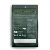 Luxmi Estates Chamomile Herbal Tea - 100gm, 3.5 Ounce | Stress Relief Bedtime Tea For Restful & Peaceful Sleep - USDA Organic Certified, Caffeine-Free Herbal Tea